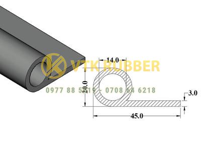 Xưởng sản xuất ron silicon cao su đỏ chữ P ở Bắc Giang