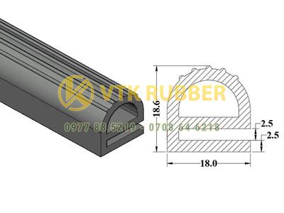 Cơ sở cung cấp gioăng silicone chữ E cho tủ cơm ở Cao Bằng