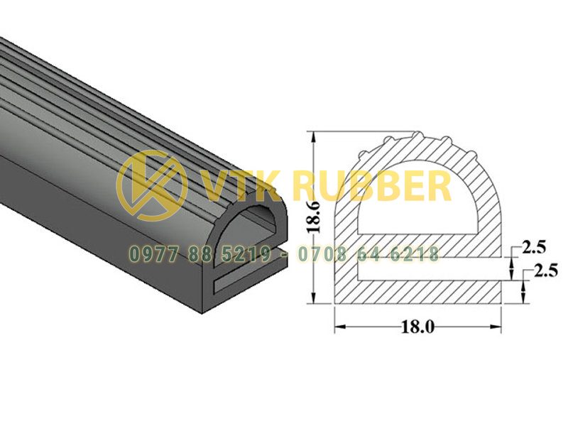 Cơ sở cung cấp gioăng silicone chữ E cho tủ cơm ở Cao Bằng