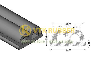 Nhà cung cấp gioăng xốp chữ E chống va đập ở An Giang