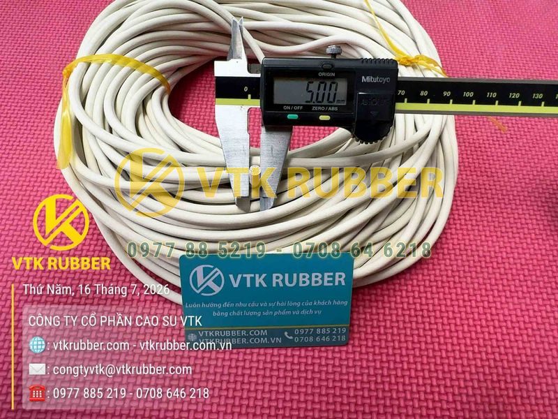 Ron cao su xốp tròn giá tốt, sản xuất theo quy cách và bản vẽ