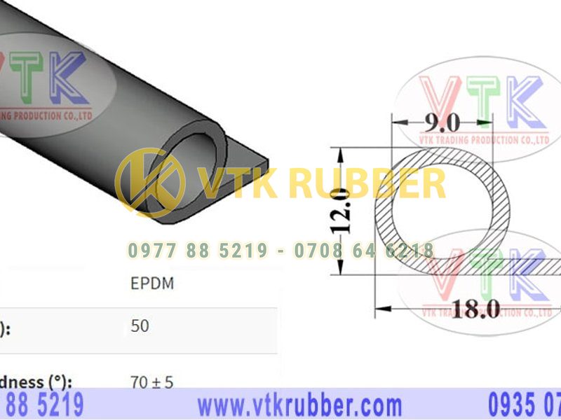 Nơi bán ron cao su silicon chịu nhiệt chữ P ở Sơn La