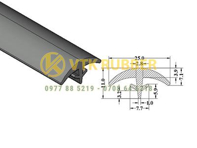 Nhà máy gioăng silicon trắng chữ T ở Lạng Sơn