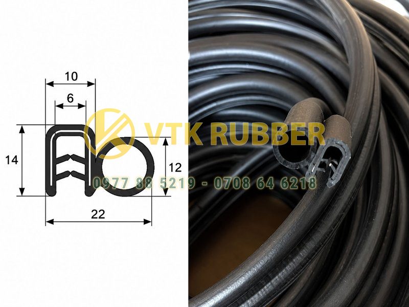 Ron cao su xốp bọc kẽm - 10043
