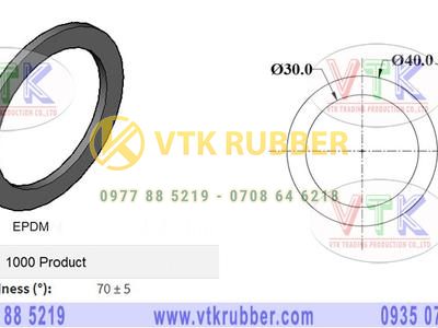Xưởng cung cấp vòng đệm silicon, gioăng cao su chịu lực Thanh Hoá