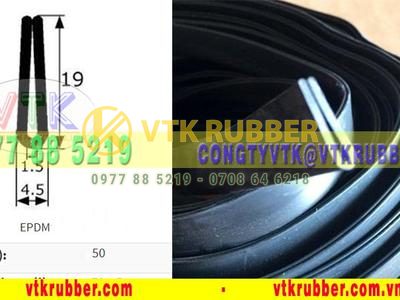 Ron cao su đùn chữ U khe 1.5mm