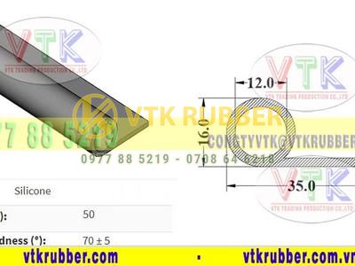 Nơi sản xuất gioăng silicon trắng, đỏ chữ P ở Trà Vinh