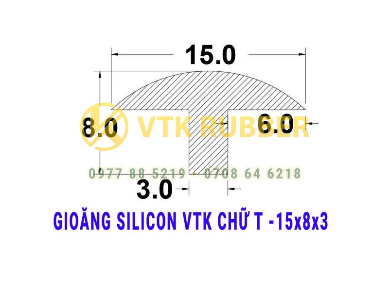 Gioăng cửa máy chữ T