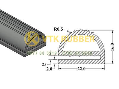 Địa điểm gioăng silicon chữ E chịu nhiệt màu trắng ở Phú Thọ