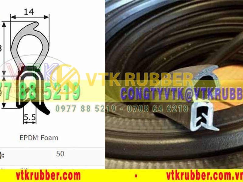Ron cao su xốp bọc kẽm - 10036