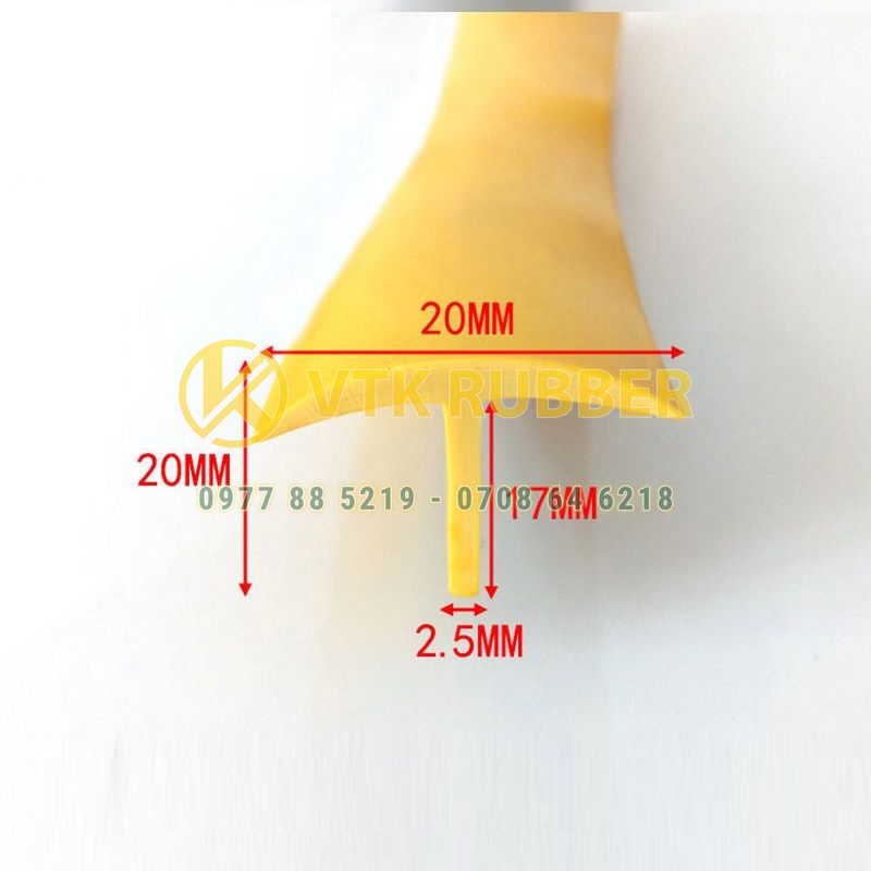 Ron cao su chữ T 20x20x2.5