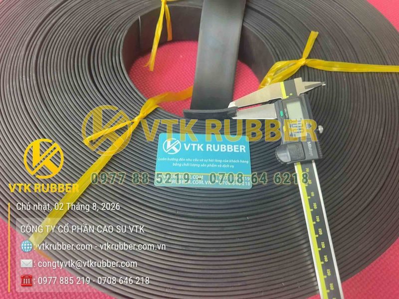 Ron cao su chữ nhật 3x50