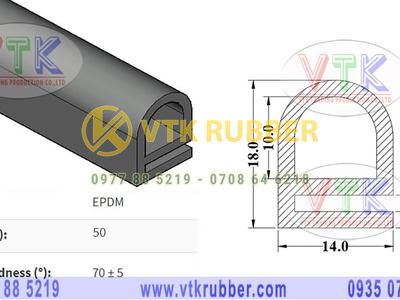 Nơi sản xuất ron cao su chữ E ở Ninh Bình
