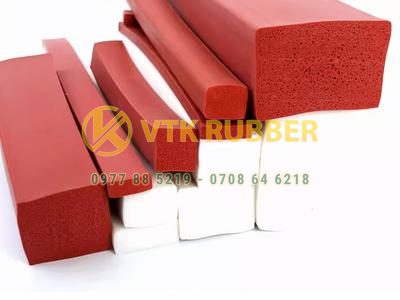 Ron silicon xốp vuông – Gioăng đàn hồi, chống rung, bền nhiệt