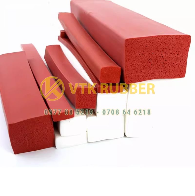 Ron silicon xốp chữ nhật