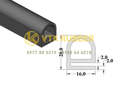 Báo giá gioăng silicone chịu nhiệt chữ E ở Ninh Bình