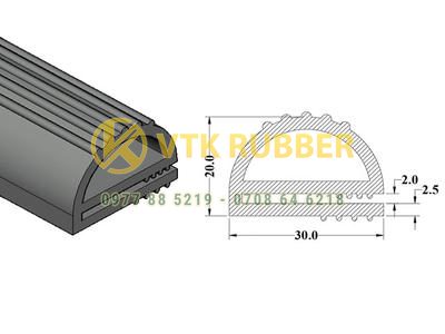 Địa chỉ bán gioăng silicon trắng chữ E ở Khánh Hoà
