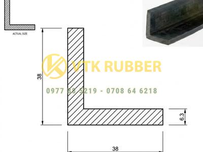 Gioăng cao su xốp, silicon chữ L chịu nhiệt, chịu dầu, chịu lực