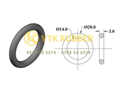 Oring silicon màu đỏ chịu nhiệt