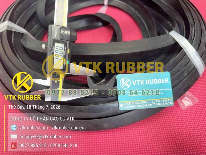 Ron cao su NBR chữ U 40x19x6