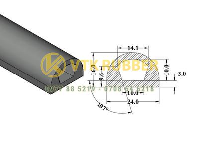 Địa chỉ bán gioăng cao su chữ D chịu lực ở Bình Thuận