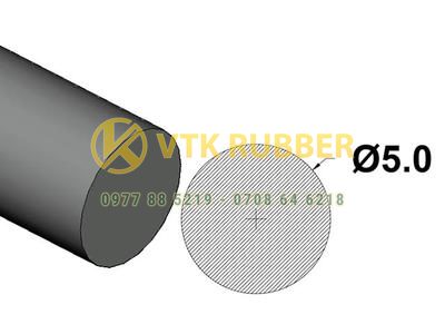 Ron cao su xốp phi tròn cho thiết bị tại Thanh Hóa
