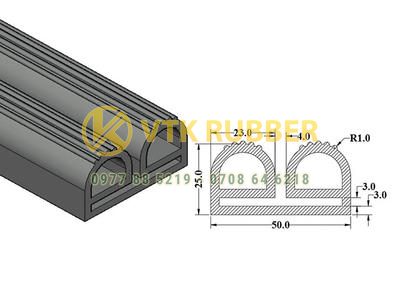 Xưởng cung cấp gioăng silicon chịu nhiệt chữ E Quảng Trị