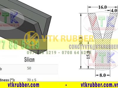Cơ sở cung cấp gioăng silicon chịu nhiệt chữ Y Hà Tĩnh