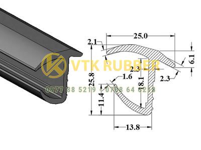 Gioăng cửa thùng xe tải, xe đông lạnh, xe container ở Gia Lai