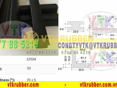 Gioăng cao su chịu nhiệt, chịu nước chữ B