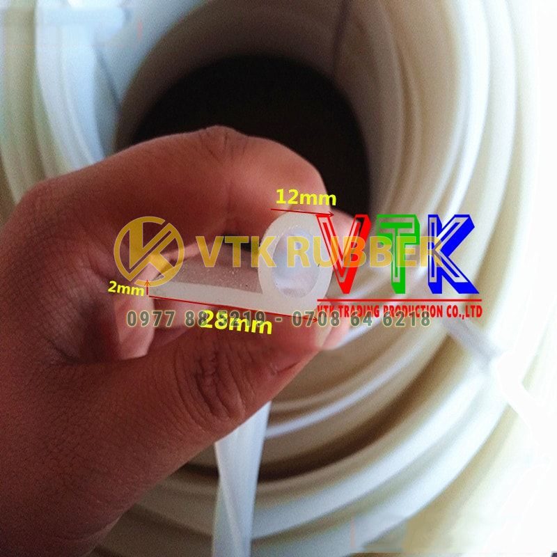 Ron silicon chữ P 28x12x2
