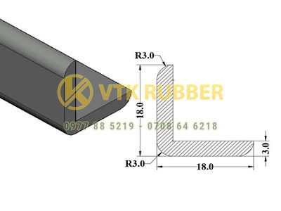 Hỏi giá ron cao su chữ L ở tỉnh Thái Nguyên