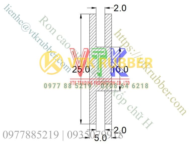 ban ve ky thuat ron nep cao su silicon xop chu h 05 min