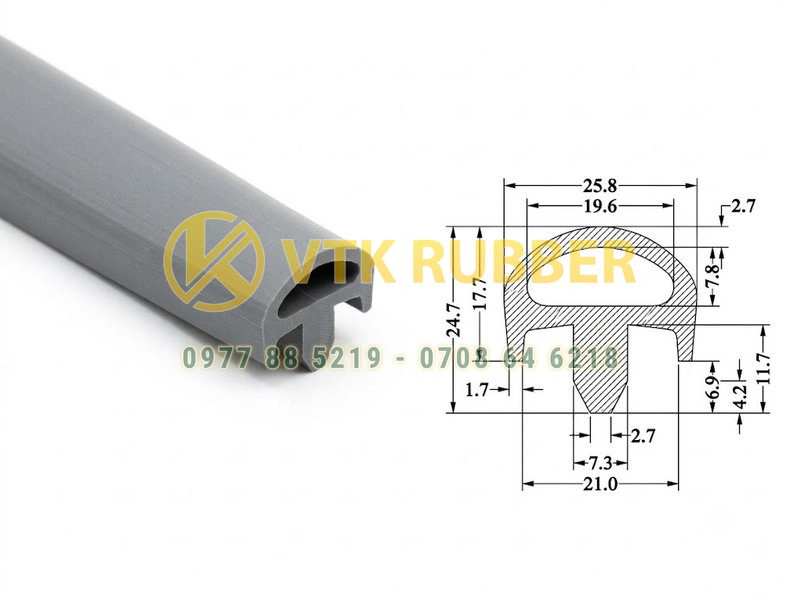 Địa chỉ gioăng silicon chịu nhiệt chữ D, chữ T ở Quảng Ngãi