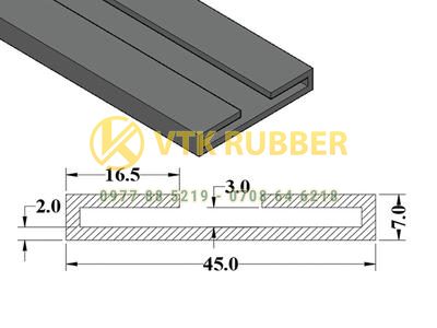 Cung cấp gioăng cao su chữ U dán mép cửa xe tại Hà Nội – Bền, chống thấm tốt