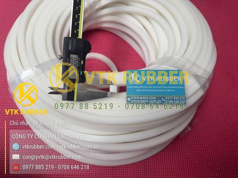 Ron silicon xốp chịu nhiệt hình vuông 10x10