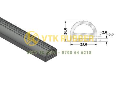 Nơi bán gioăng silicone chữ E cho tủ sấy ở Bắc Ninh