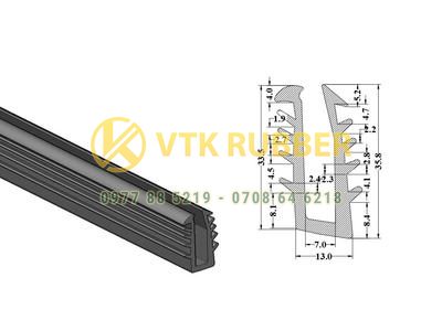 Đệm cao su cửa kho động lạnh ở Cần Thơ