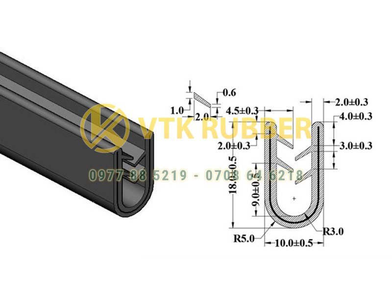 Ron cao su xốp kẽm chống ồn, chống rung tại TP. Hồ Chí Minh