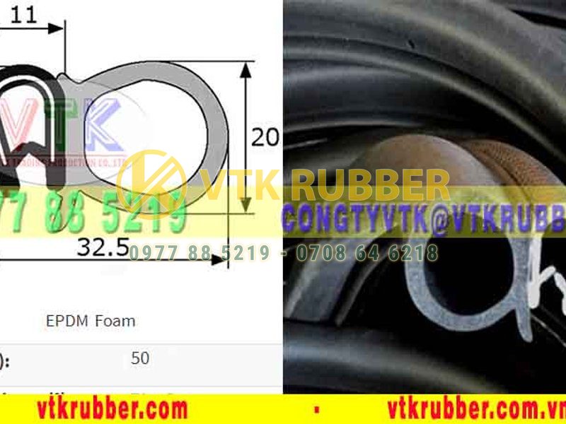 Ron cao su xốp bọc kẽm - 10045