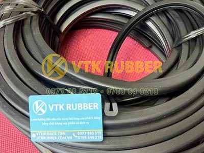 Ron cao su EPDM chữ U 15x14x5, khe 4mm – Chống va đập, kín khít