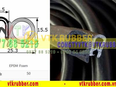 Ron cao su xốp bọc kẽm - 10037
