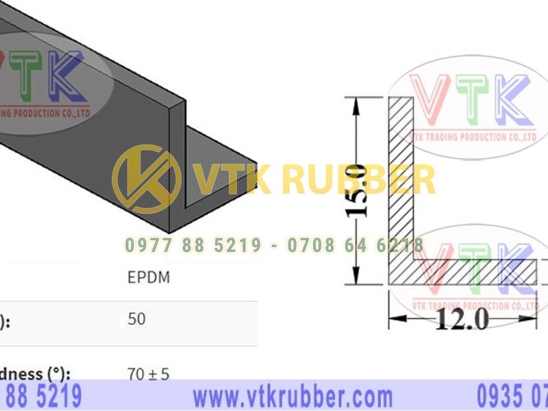 Cung cấp ron cao su chữ L ở tỉnh Hòa Bình