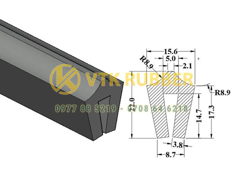 Xưởng cung cấp gioăng silicon màu trắng, đỏ chữ U ở Phú Yên