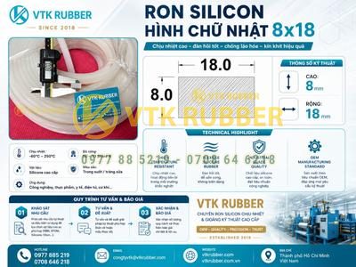 Ron silicon hình chữ nhật 8x18 ở Hà Nội
