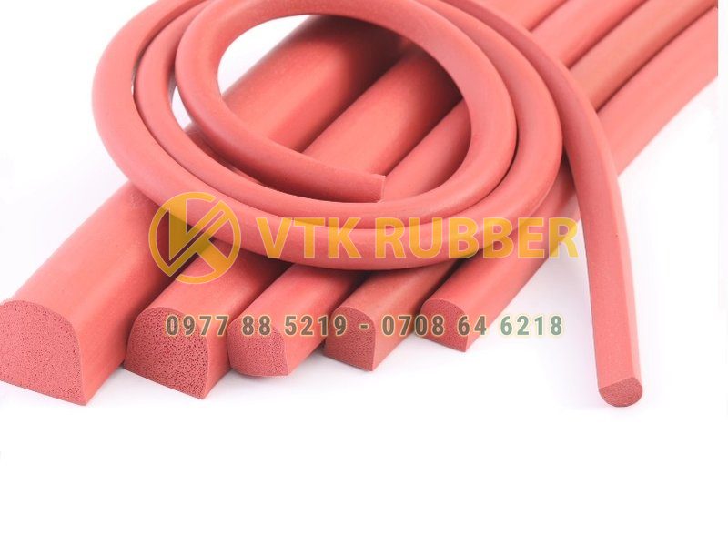 Ron silicon xốp đỏ chữ D – Chịu nhiệt cao, chống rung hiệu quả