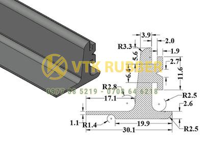 Xưởng sản xuất ron silicon cao su chữ L ở Ninh Bình