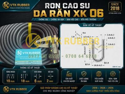 Ron cao su da rắn XK 06 giá tốt tại Cần Thơ