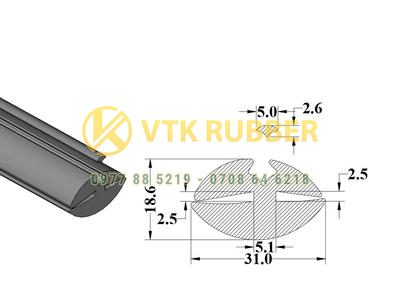 Gioăng cao su chèn cửa kính xây dựng ở Cần Thơ