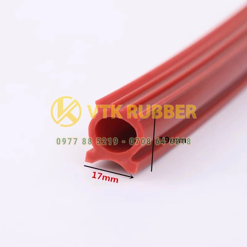 Gioăng silicon kín hơi, chịu nhiệt vượt trội, bền bỉ trong điều kiện nhiệt độ cao, dùng trong lò hấp, nồi hơi, nồi sấy